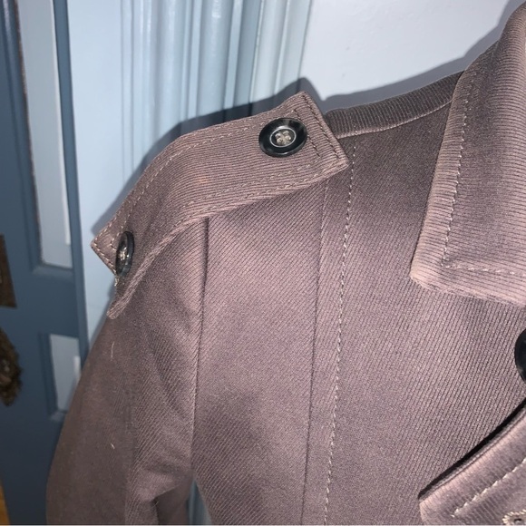 Benetton Brown Military Jacket Size 40/ US 4 - Picture 3 of 9